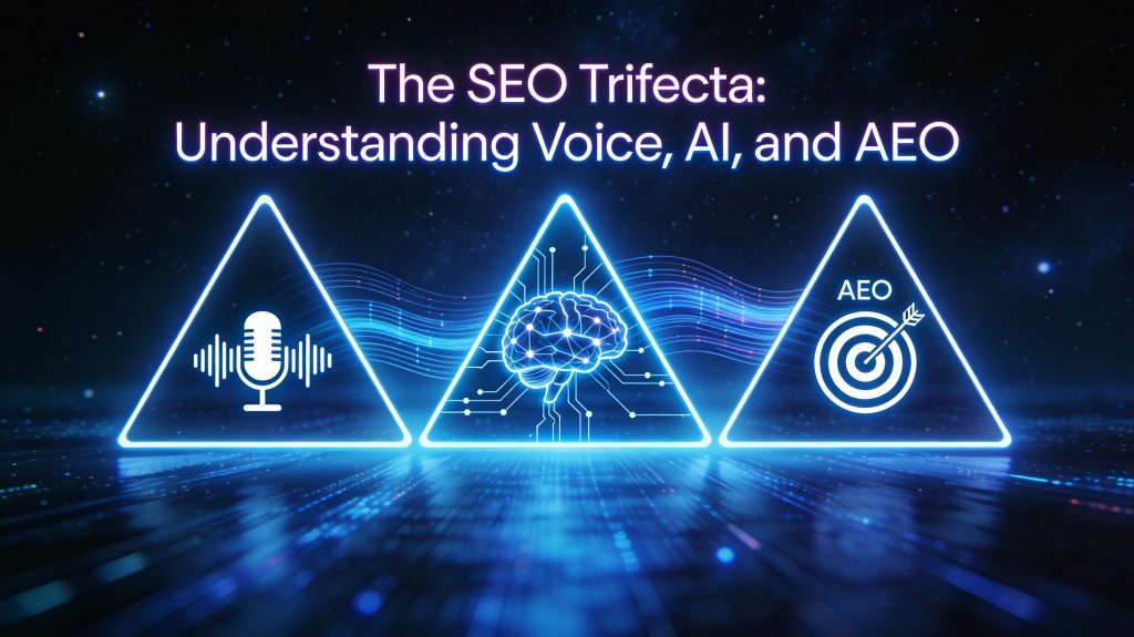future of SEO AI voice search E-E-A-T trifecta
